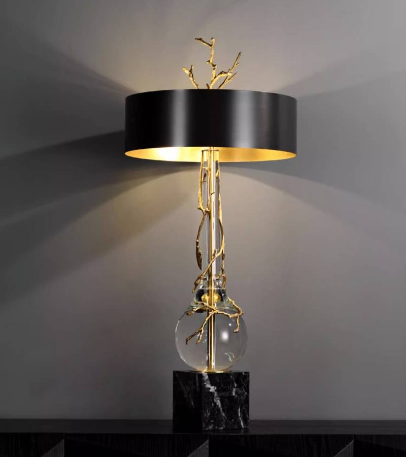 Marble Base Table Lamp for Bedroom