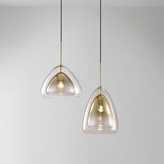 Glass Pendant Light Close-Up Detail