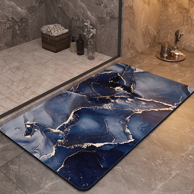 Quick-dry bathroom mat for wet areas and showers