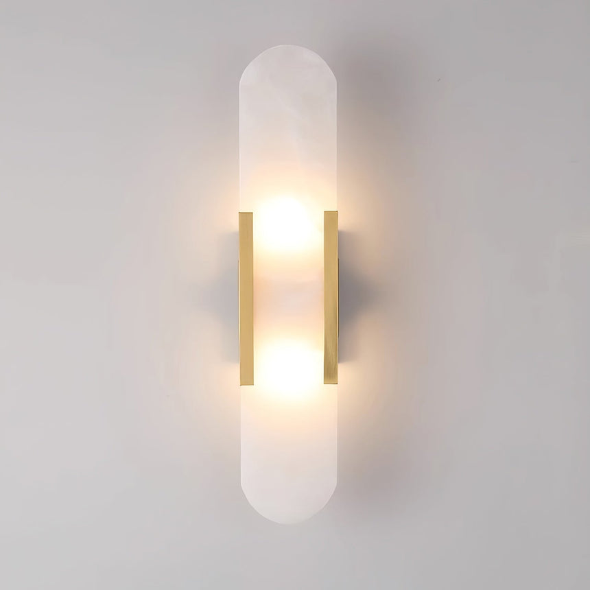 Lunara | Luxury Alabaster Wall Lamp with Warm Glow - OpalDwell