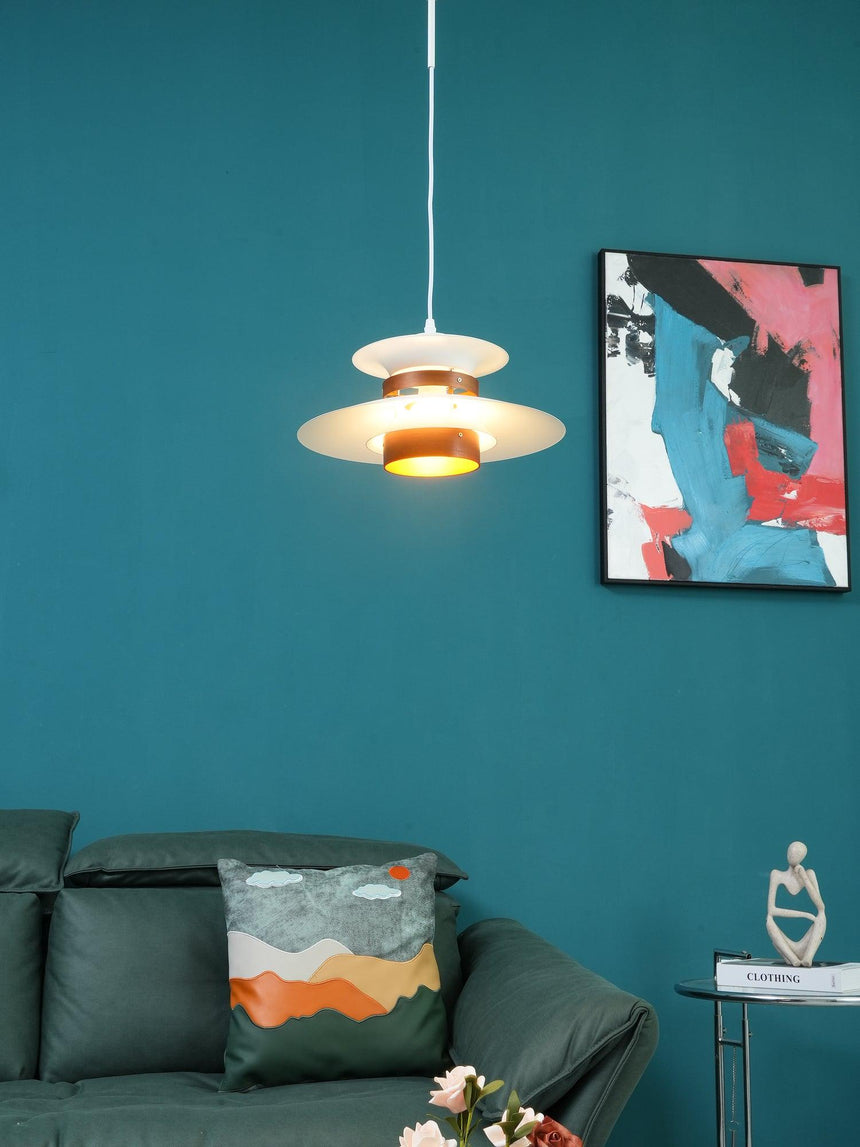 Aurellon Pendant Lamp Close-up of Silhouette Detail