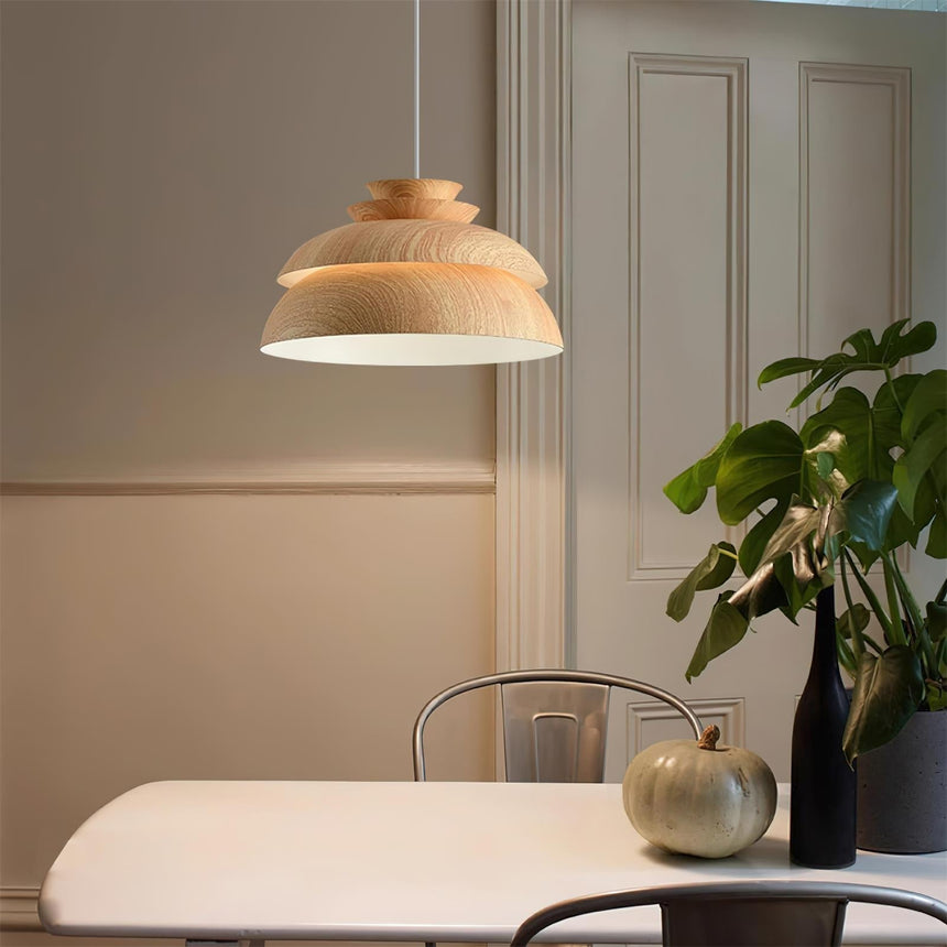 VerdantGlow Pendant Lamp E26 E27 Fitting Close-Up - OpalDwell