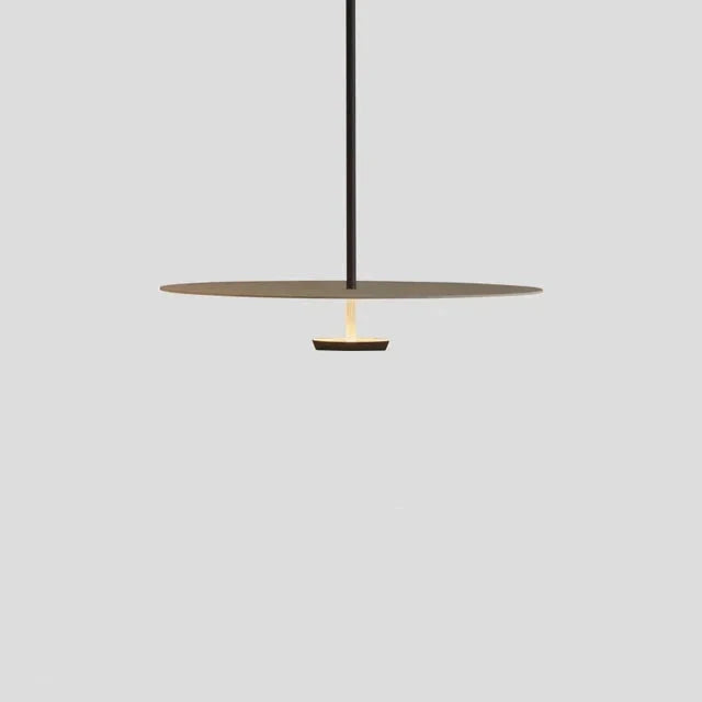 Minimalist Pendant Light Full Profile View OpalDwell