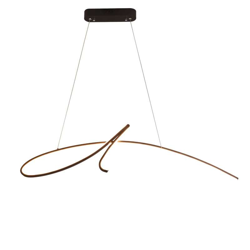 Strip Pendant Light Diffusing LED Illumination for Cozy Ambiance | OroDwell