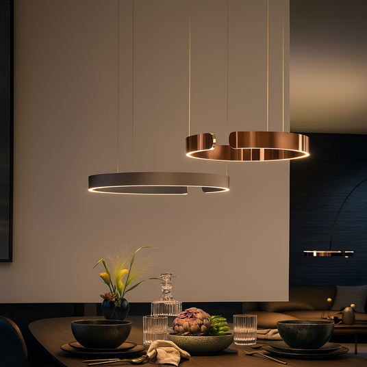 pendant light close-up circular detail