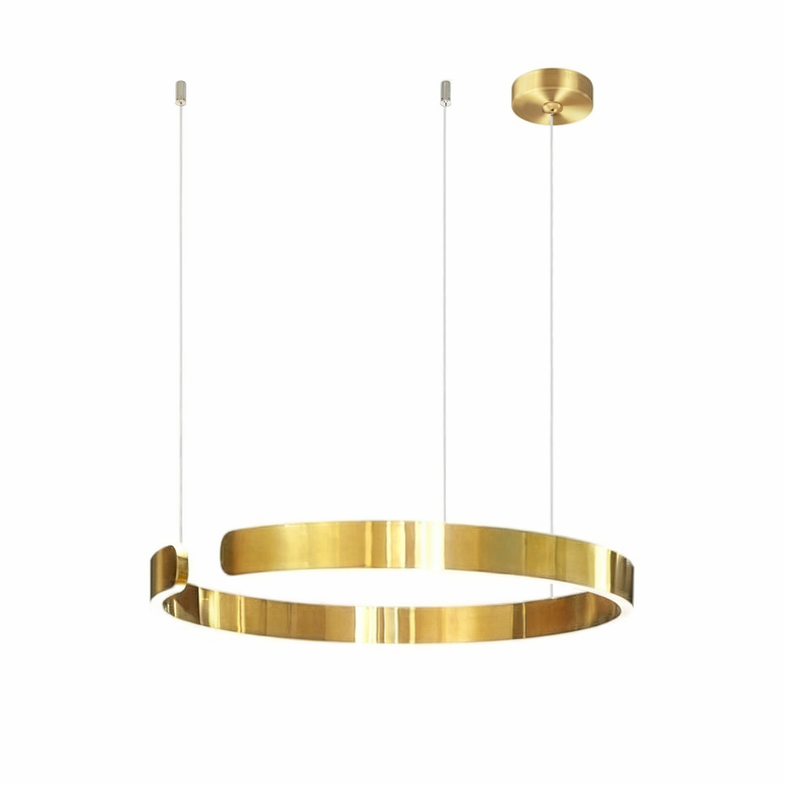 Pendant light size options diameter view