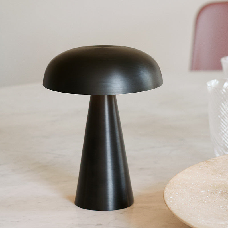 Table Lamp with Brushed Metal Finish for Dining Room | OroDwell