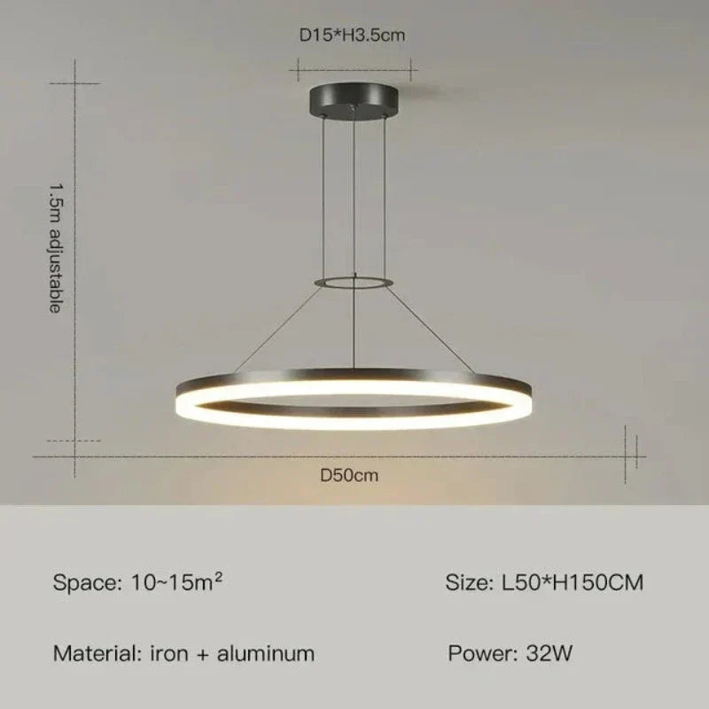 ChicRadiance Glass Pendant Refined Accent