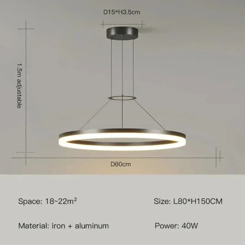 Glass Pendant Light Energy-Efficient LED Design