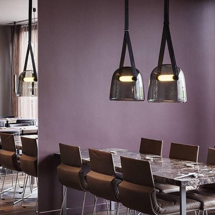 Glass Pendant Light for Entryway Accent Decor