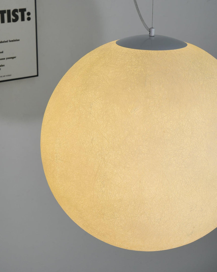 Soft Moonlight Glow Resin Pendant Light - OroDwell