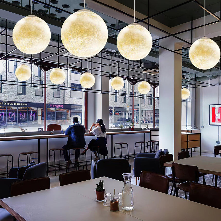 Modern Resin Pendant Light For Living Room - OroDwell