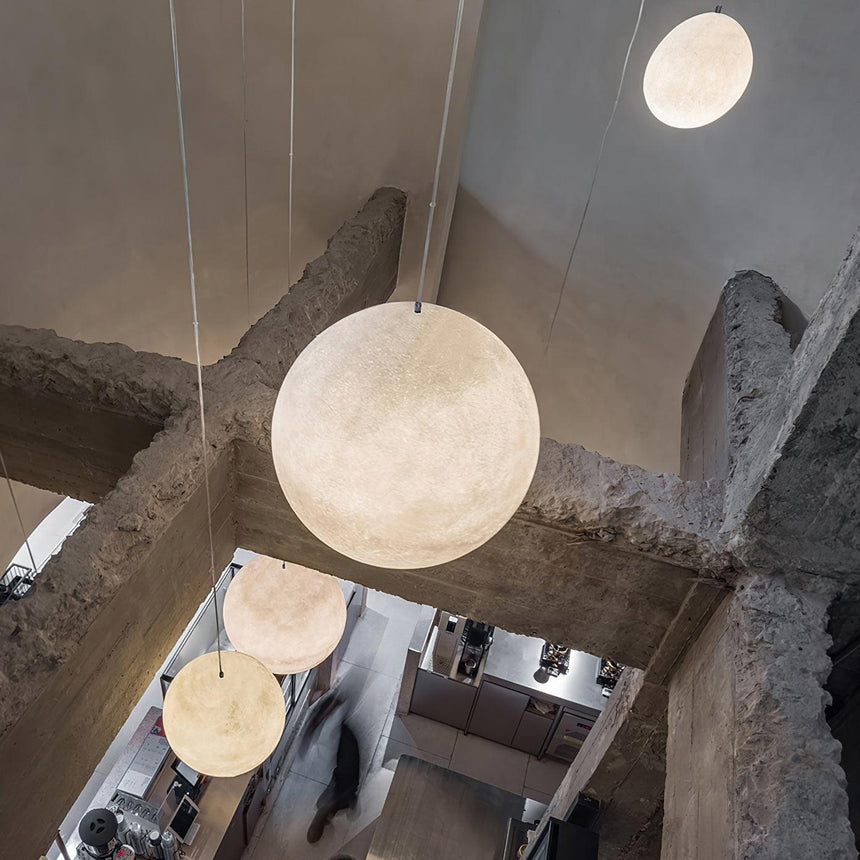 Resin Pendant Light For Bedroom - OroDwell