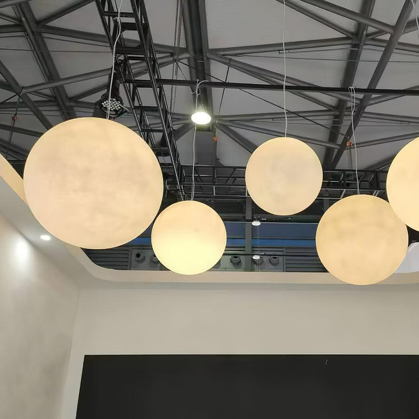 LunaraGlow Moonlight Pendant Lamp for Cozy Ambience - OpalDwell