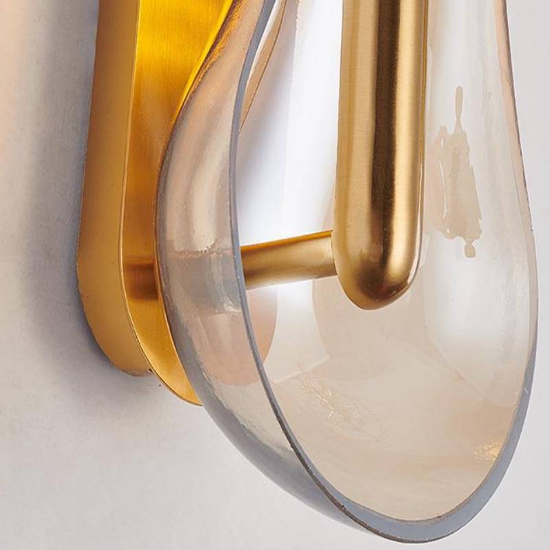Glass Wall Lamp for Bedroom Ambiance