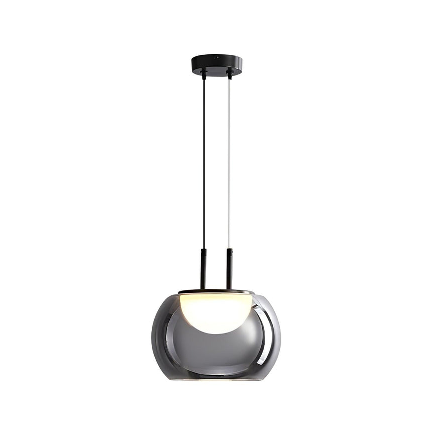 HaloAura Pendant Light Close-Up Halo Ring Detail - OpalDwell
