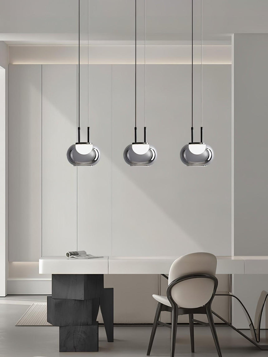 HaloAura Pendant Light Bottom View Detail - OpalDwell