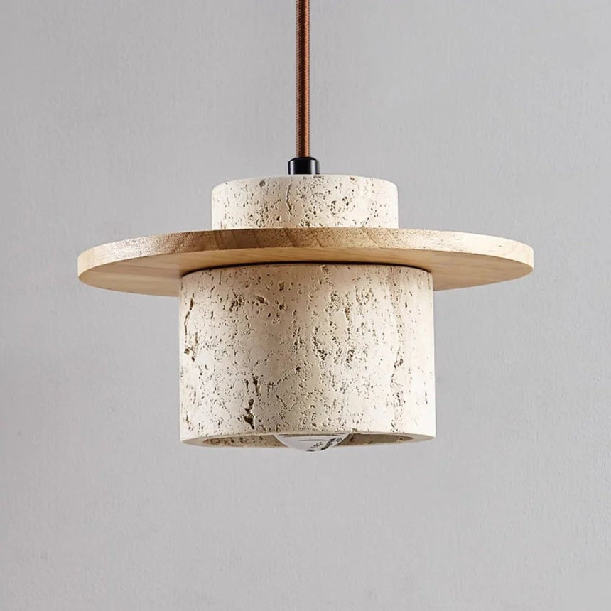 Natural Stone Pendant Light Fixture