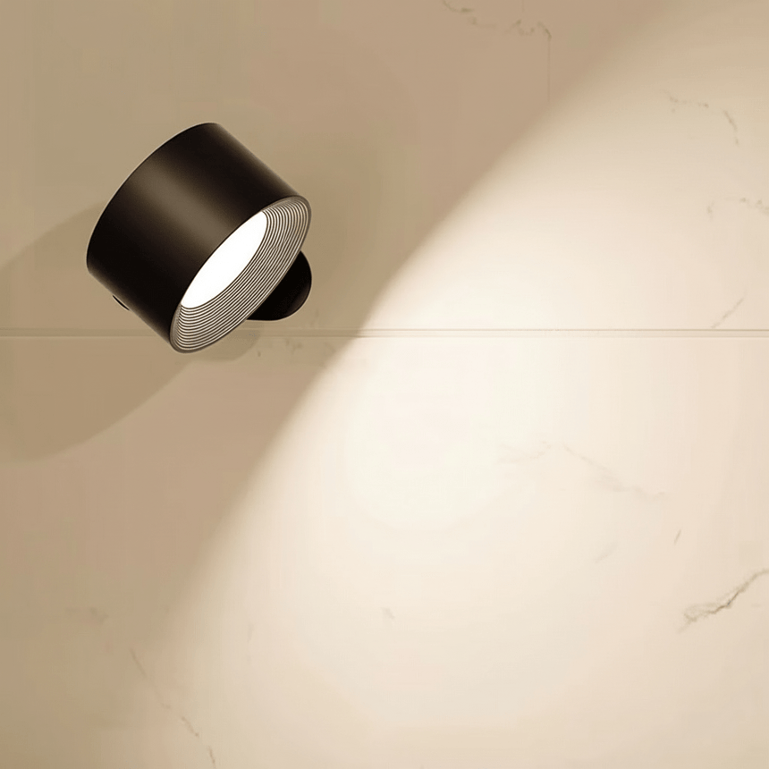 Remote dimmable wall light for living room