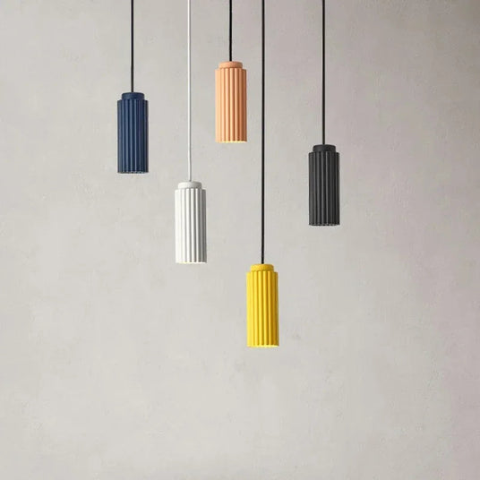Ribbed Pendant Light Aluminium Construction Detail
