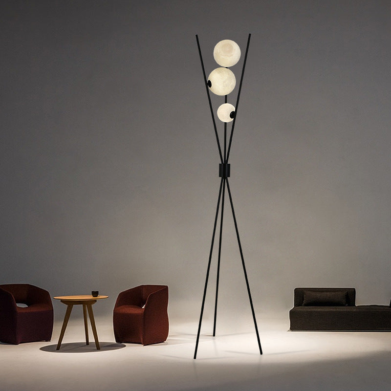 Soft glow floor lamp for reading corner