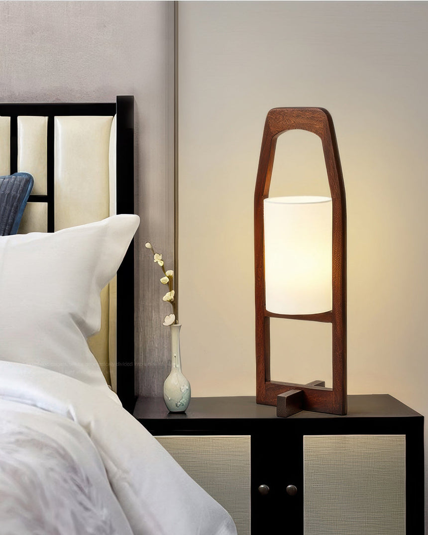Japanese Wood Floor Lamp for Living Room