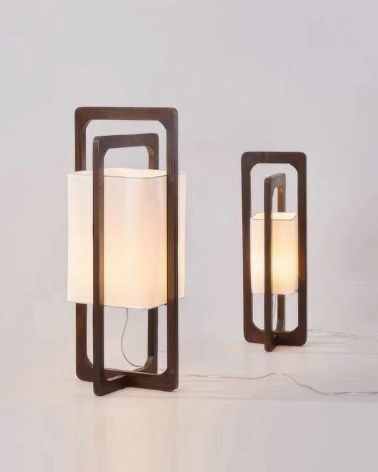 Floor Lamp Vertical Wooden Structure Detail