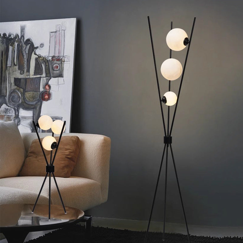 Creative floor lamp for contemporary interiors