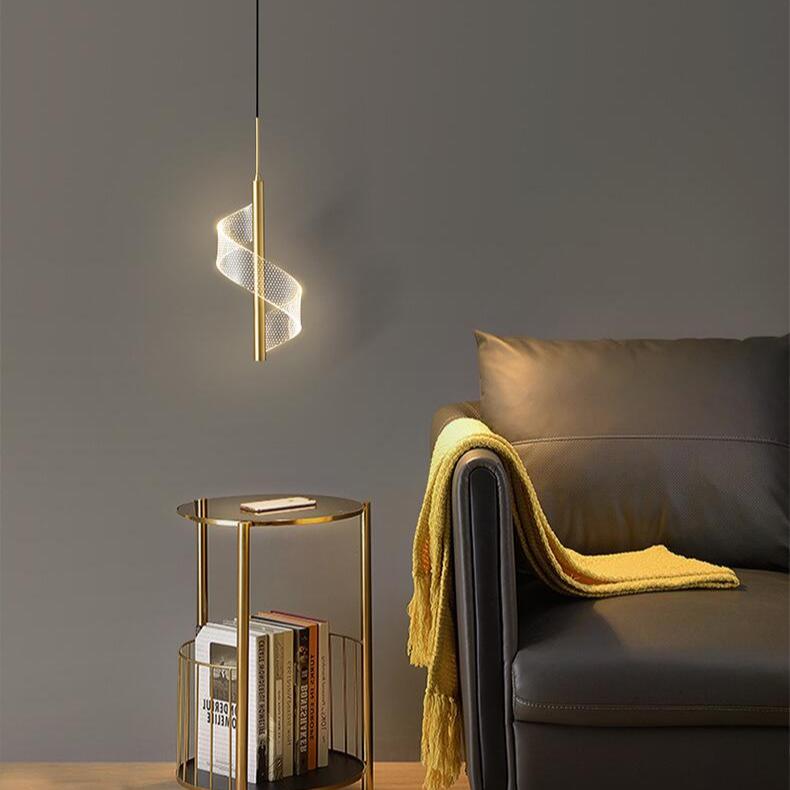 LumaLine Pendant Light Alternate Angle - OroDwell
