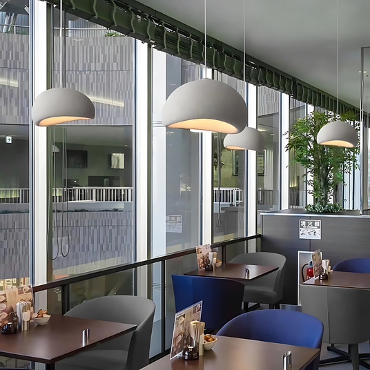 Wabi sabi pendant lamp for kitchen island