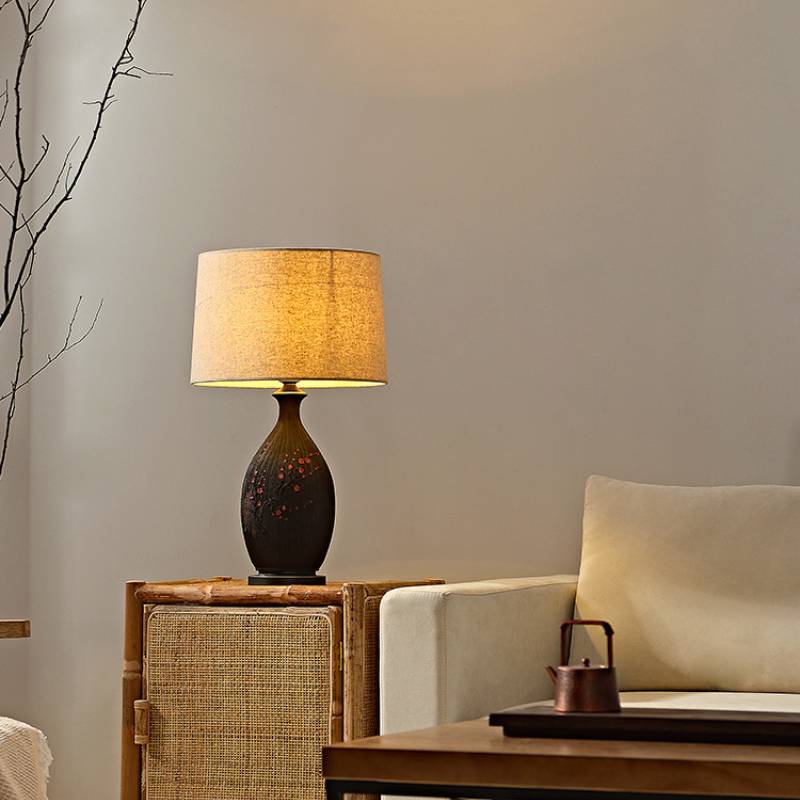 Ceramic Table Lamp for Bedside Table