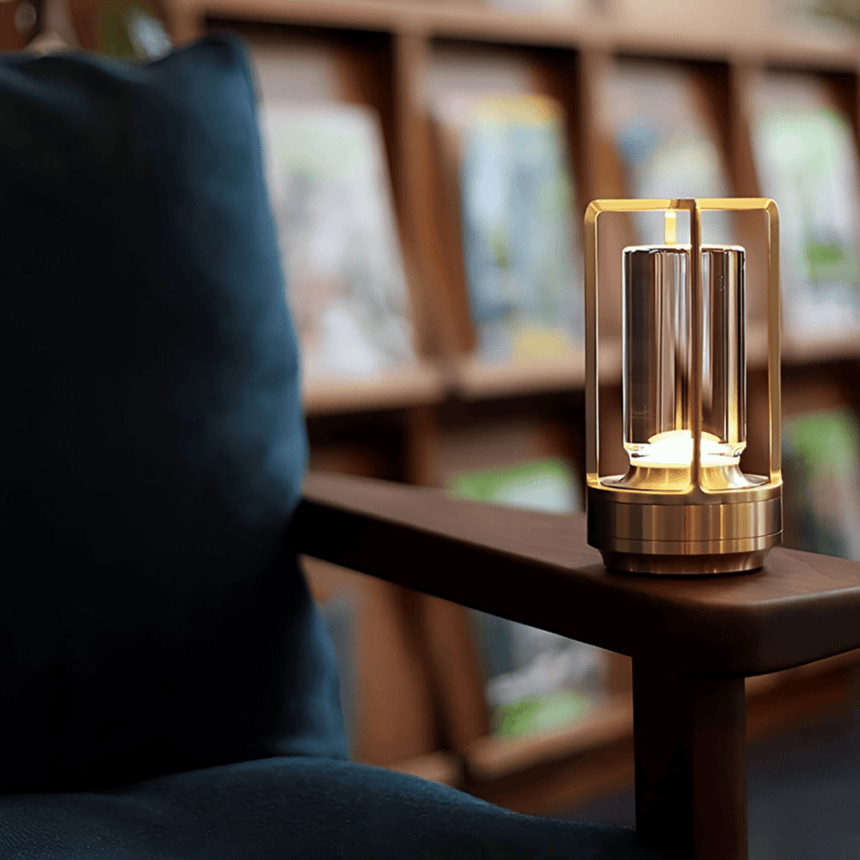 Table Lamp Installed for Living Room Lighting | OroDwell