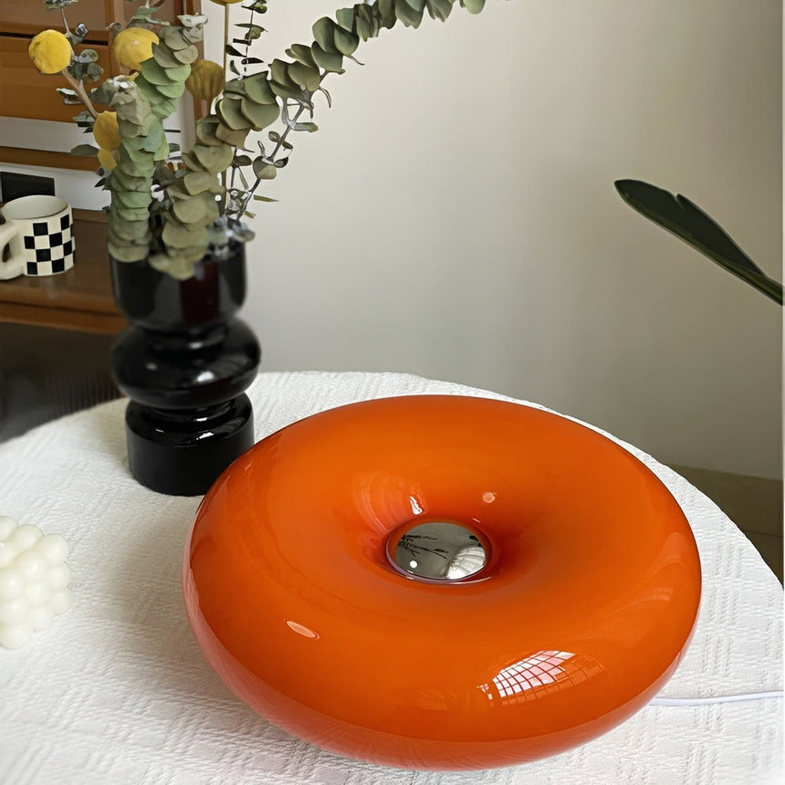 Donut Lamp Diffusing Warm Adjustable Glow for Cozy Ambiance | OroDwell