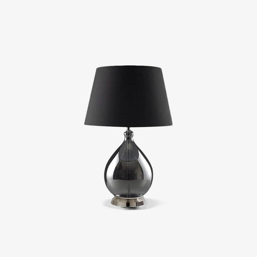 Metal and Glass Table Lamp for Home Decor