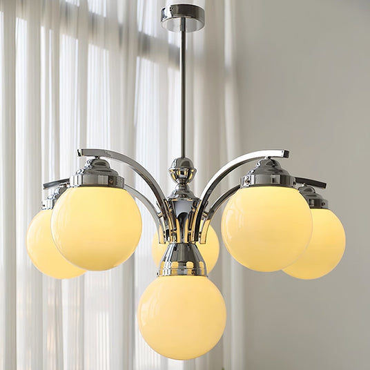 Glass Chandelier Round Design for Living Room
