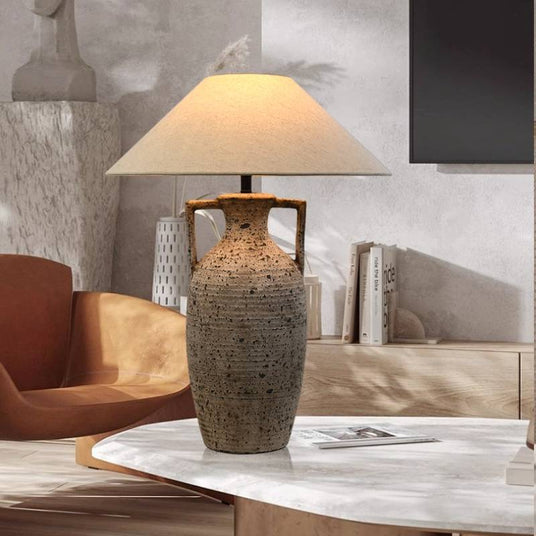 Timeless ceramic table lamp for bedroom decor