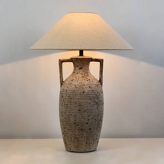 Ceramic Table Lamp for Living Room, Accent Lighting