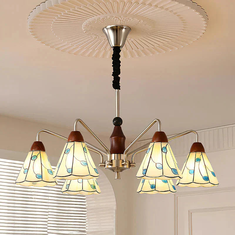 Tri Color LED Chandelier Fixture