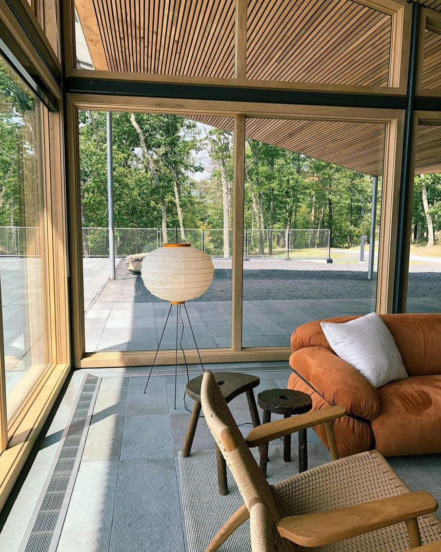 Kaze Rice Paper Floor Lamp - Japanese-Inspired Ambient Glow OpalDwell
