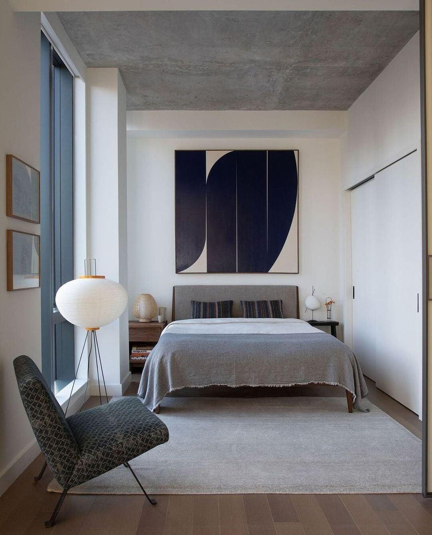 Rice Paper Floor Lamp Warm Diffused Light