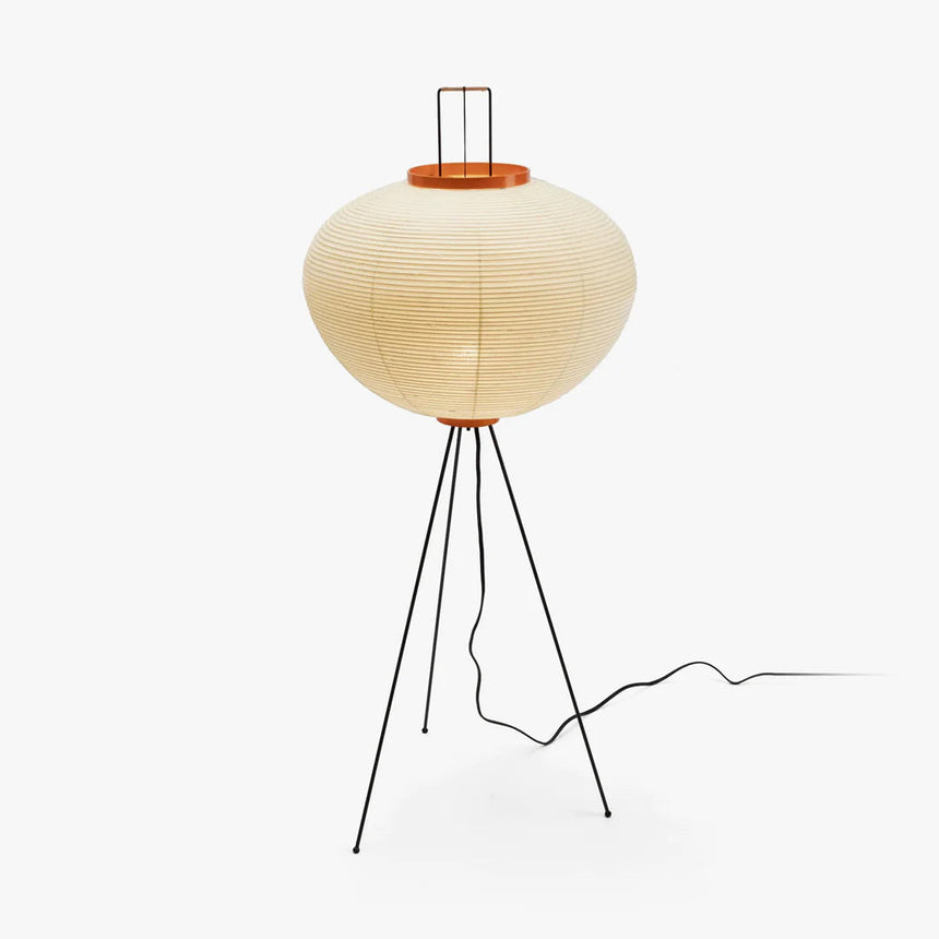 Rice Paper Floor Lamp for Reading Nook