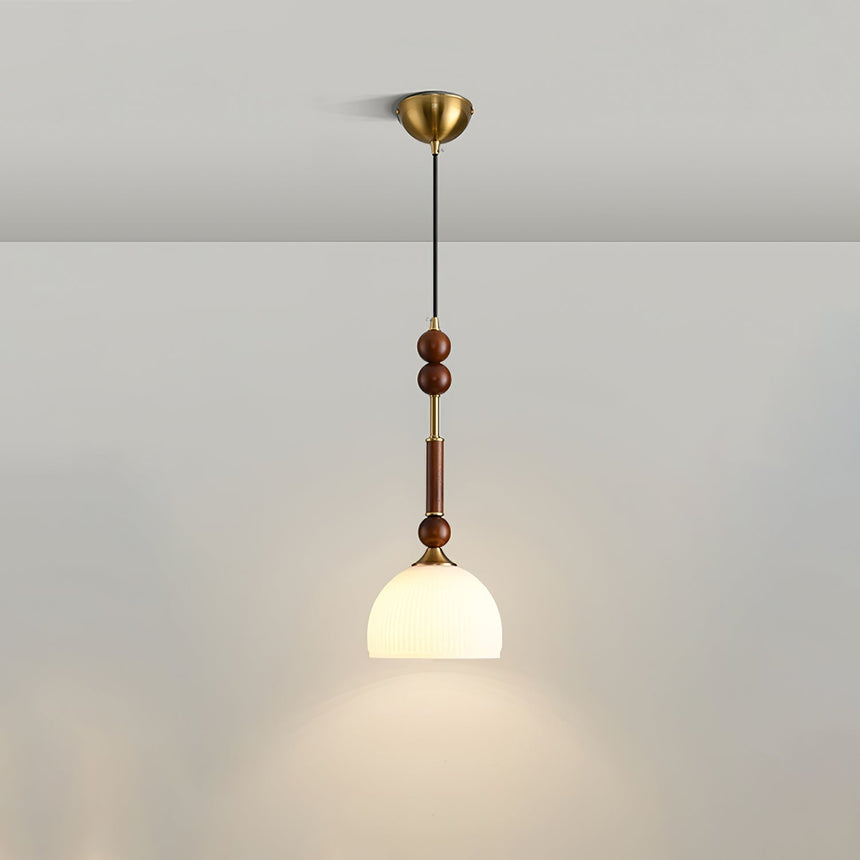 Classic Pendant Lamp Installed Above Dining Table