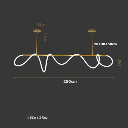 Astra Fixture – Dimmable LED Chandelier Design