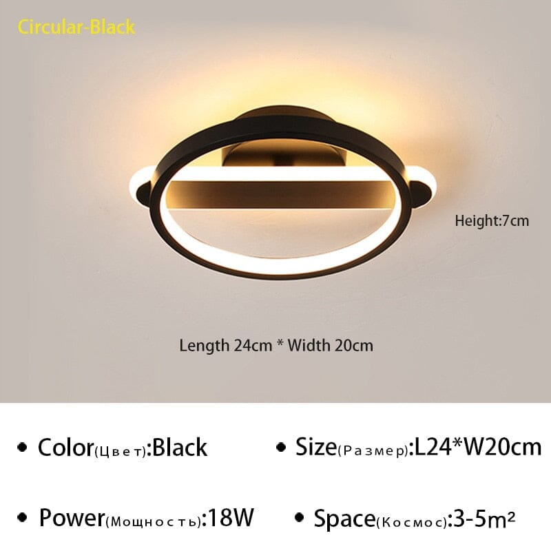 Ceiling Light Close-Up View