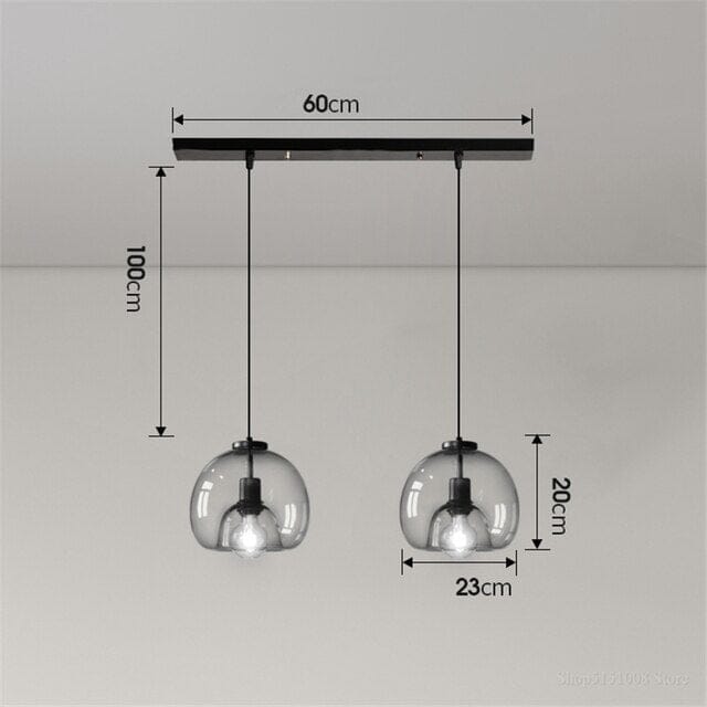 Glass Finish Glass Pendant Light Design Detail | OroDwell