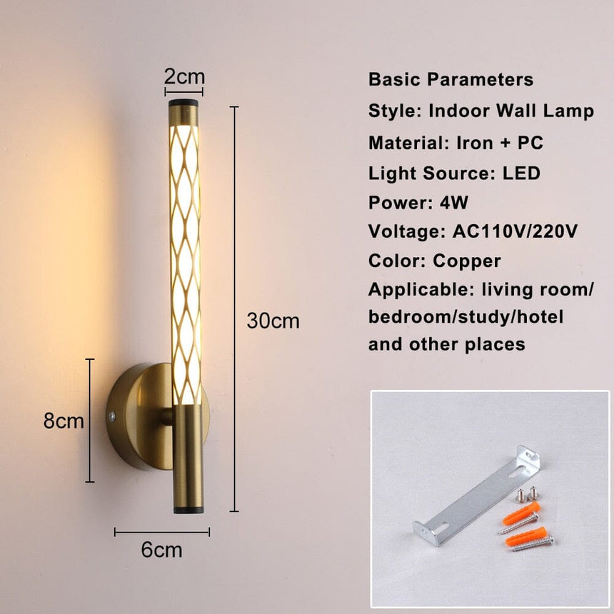 Soft ambient wall light for daily use