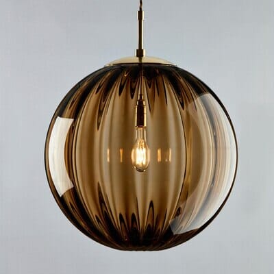 Lumera Bubble Glass Pendant Light Full Product View | OroDwell