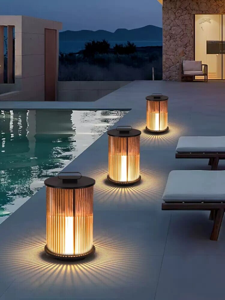 Stainless steel lantern light for patio