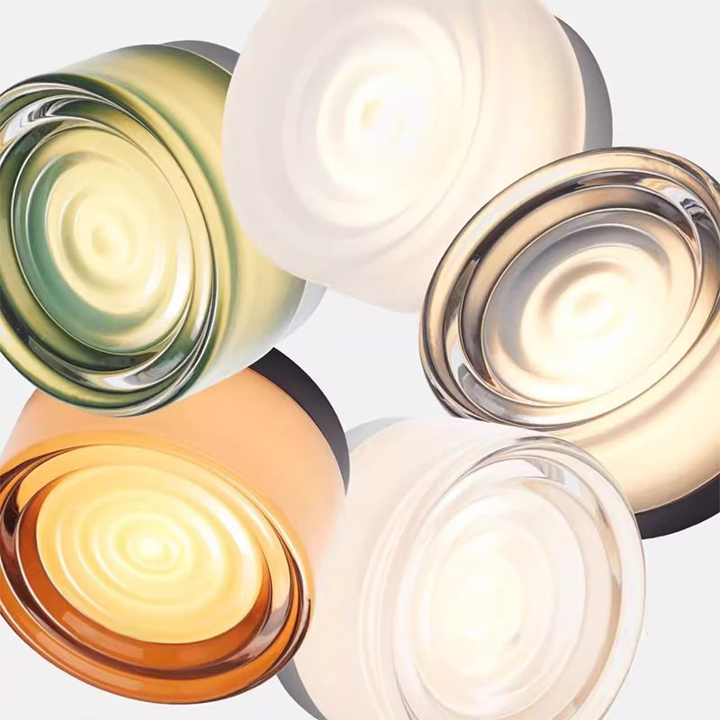 Ripple Glass Wall Sconce for Deck Lighting