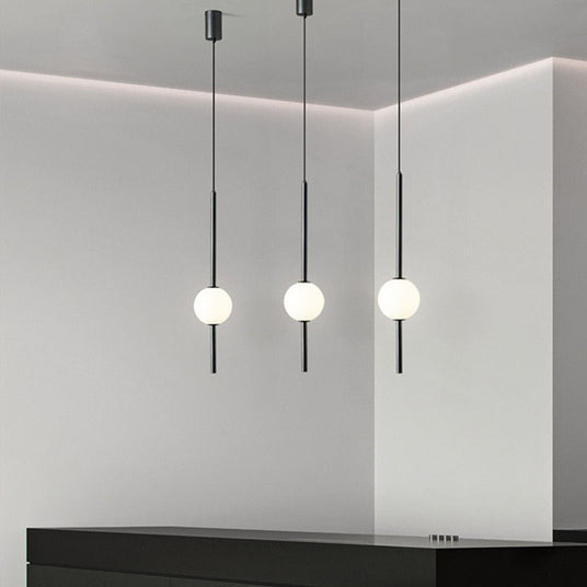 Hanging Lamp – Nordic-Inspired Nickel Finish